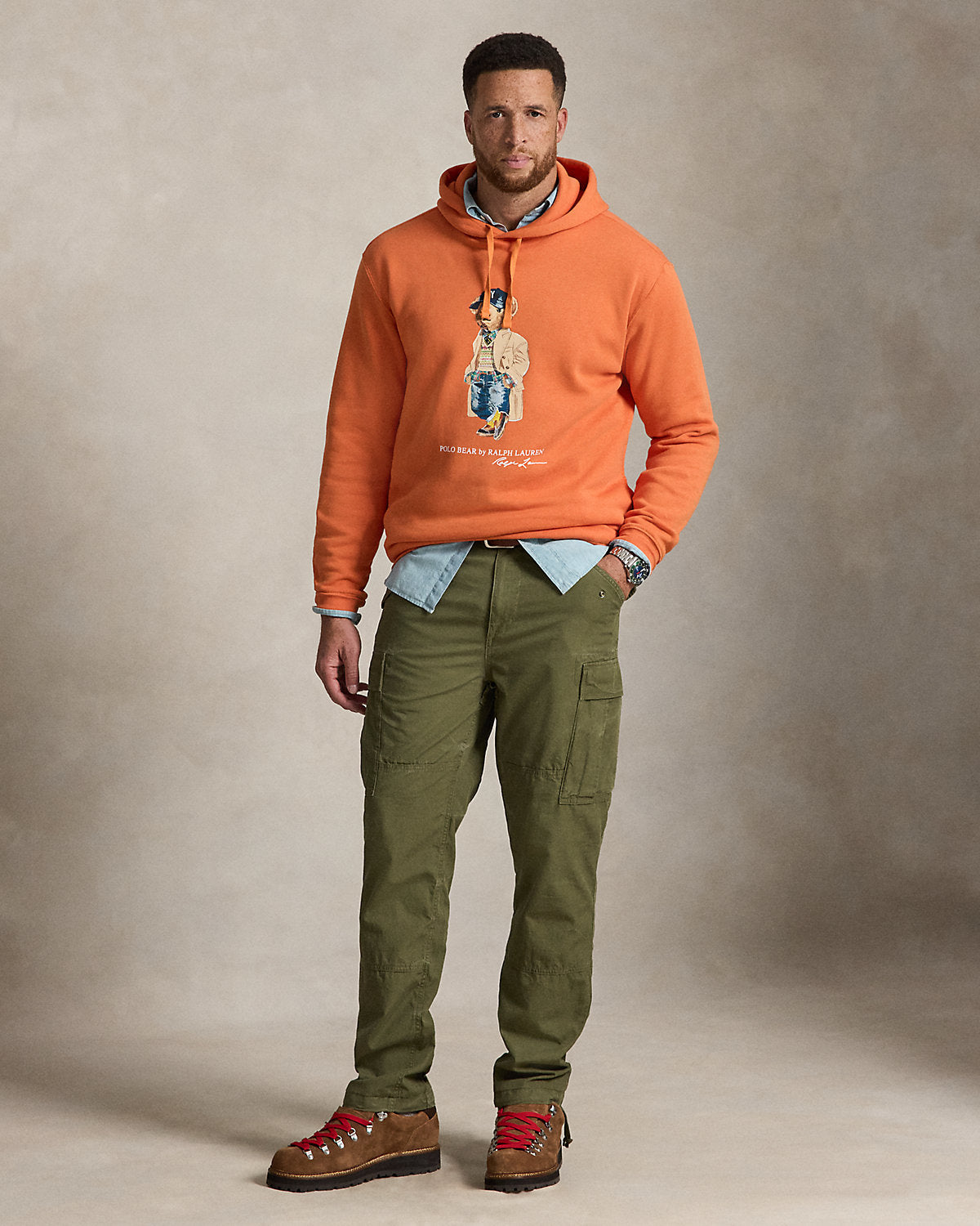Men's Bear Fleece Hoodie