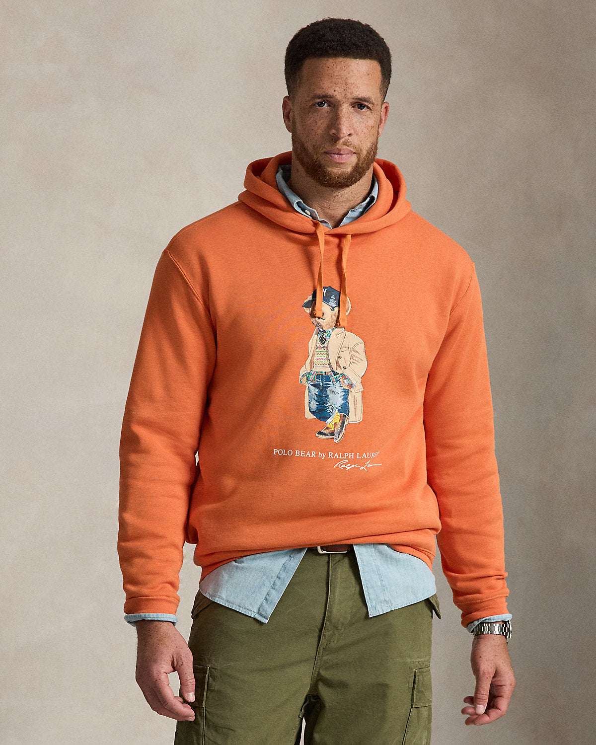 Men's Bear Fleece Hoodie