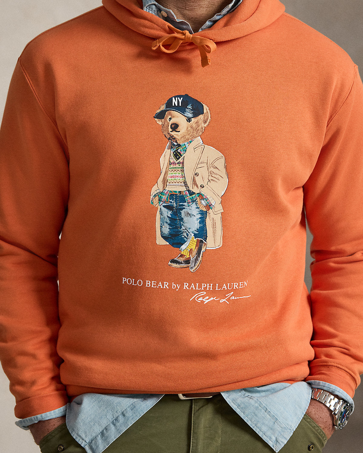 Men's Bear Fleece Hoodie