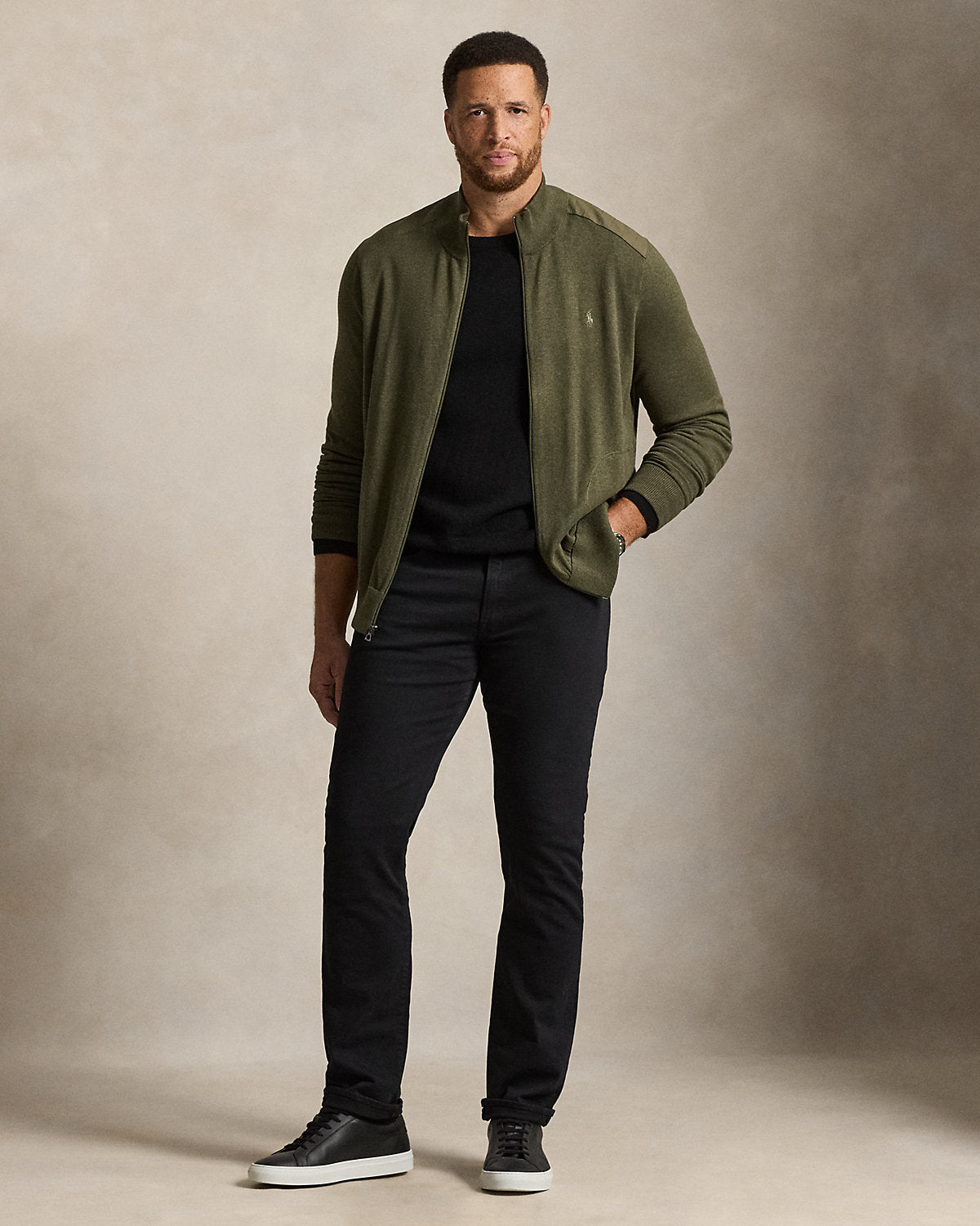 Hybrid Mockneck Cardigan