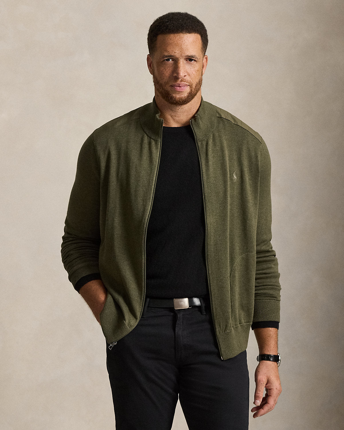 Hybrid Mockneck Cardigan