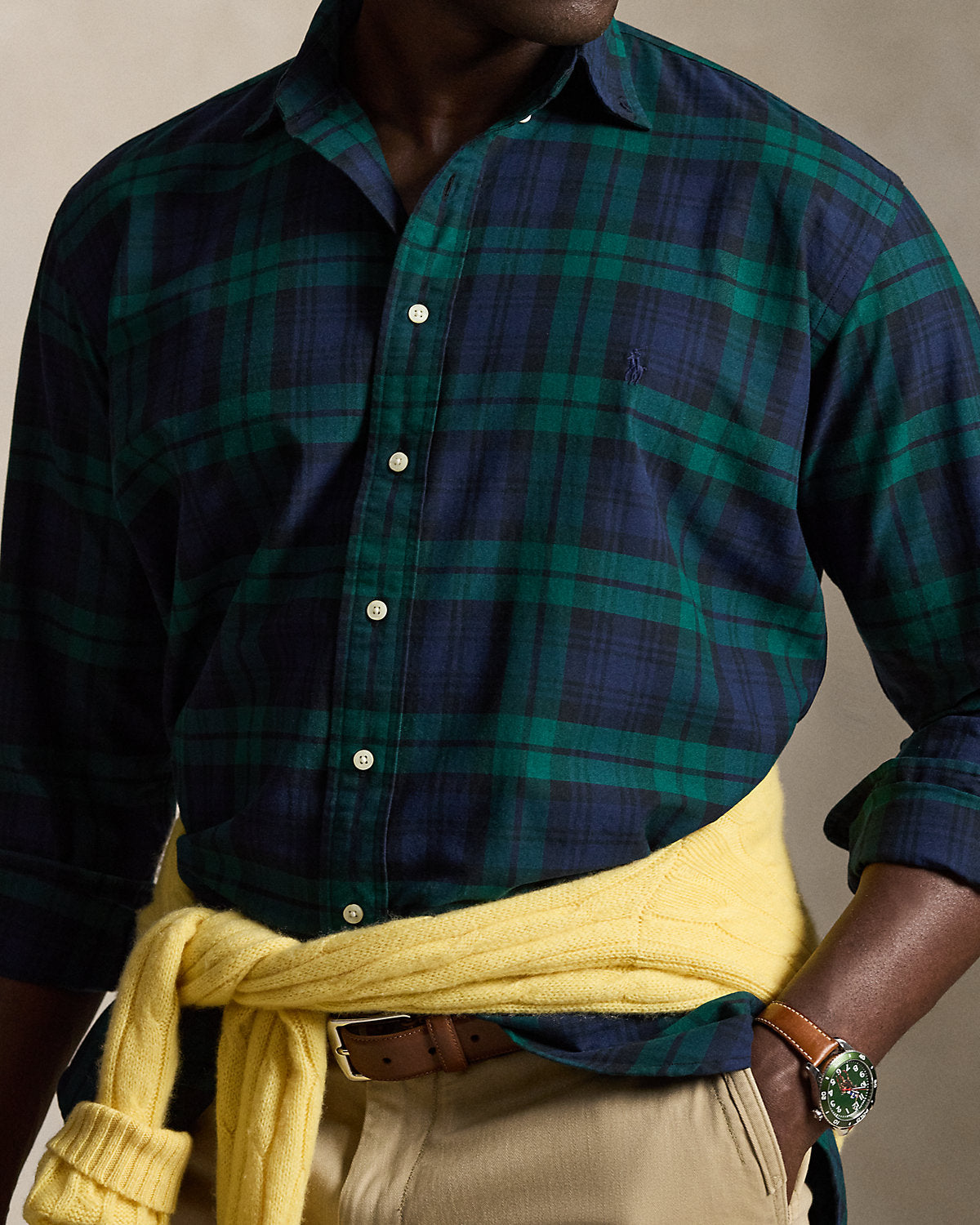 Plaid Oxford Shirt