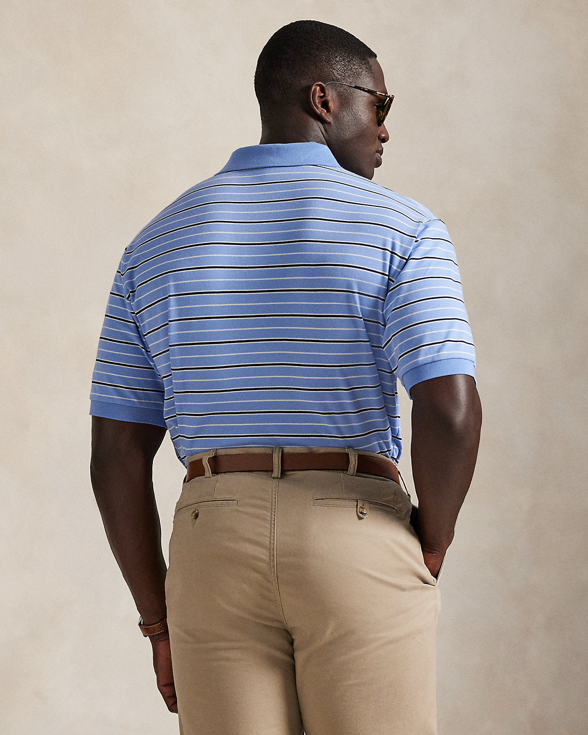 Striped Soft Cotton Polo Shirt
