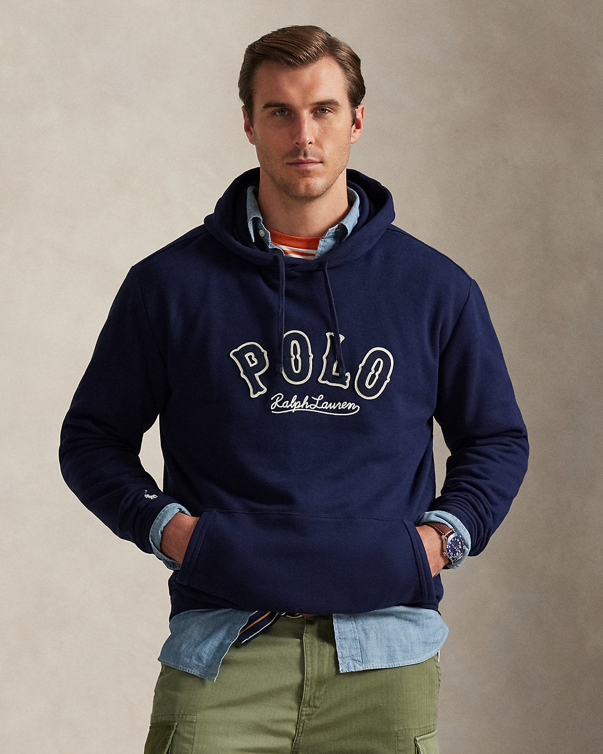 The Fleece Western-Logo Hoodie
