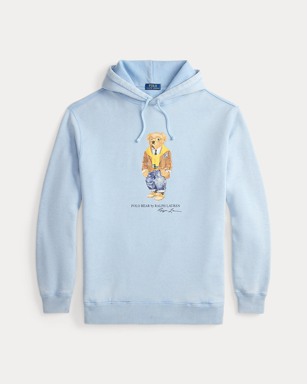 Bear Garment-Dyed Fleece Hoodie