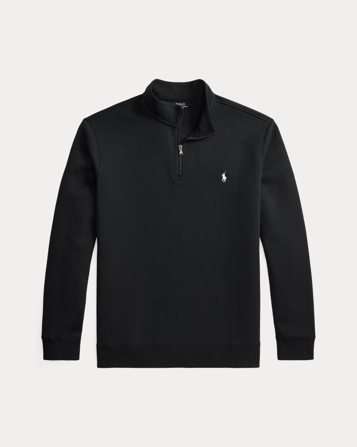 Double-Knit Quarter-Zip Pullover