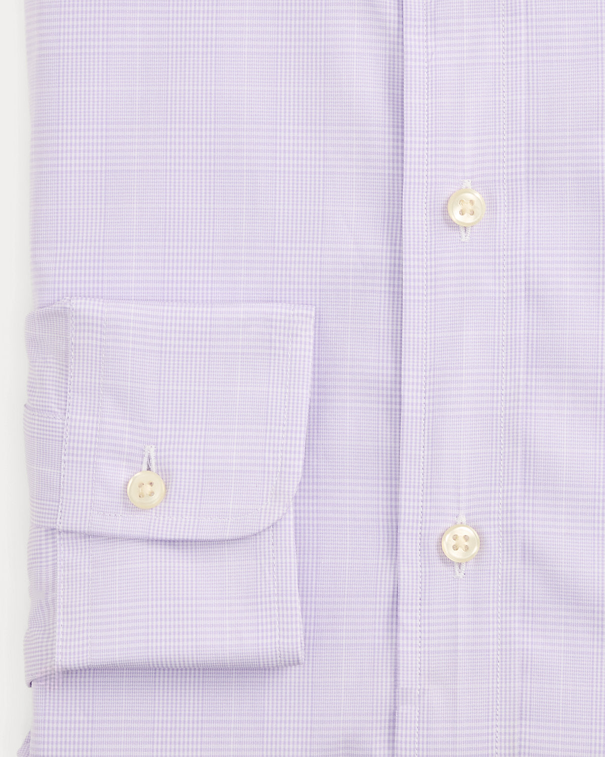 Custom Fit Plaid Poplin Shirt