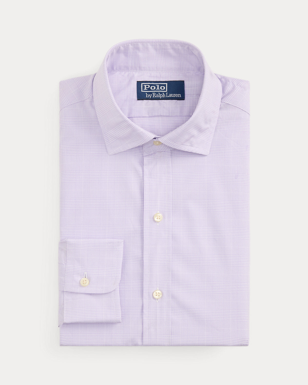 Custom Fit Plaid Poplin Shirt