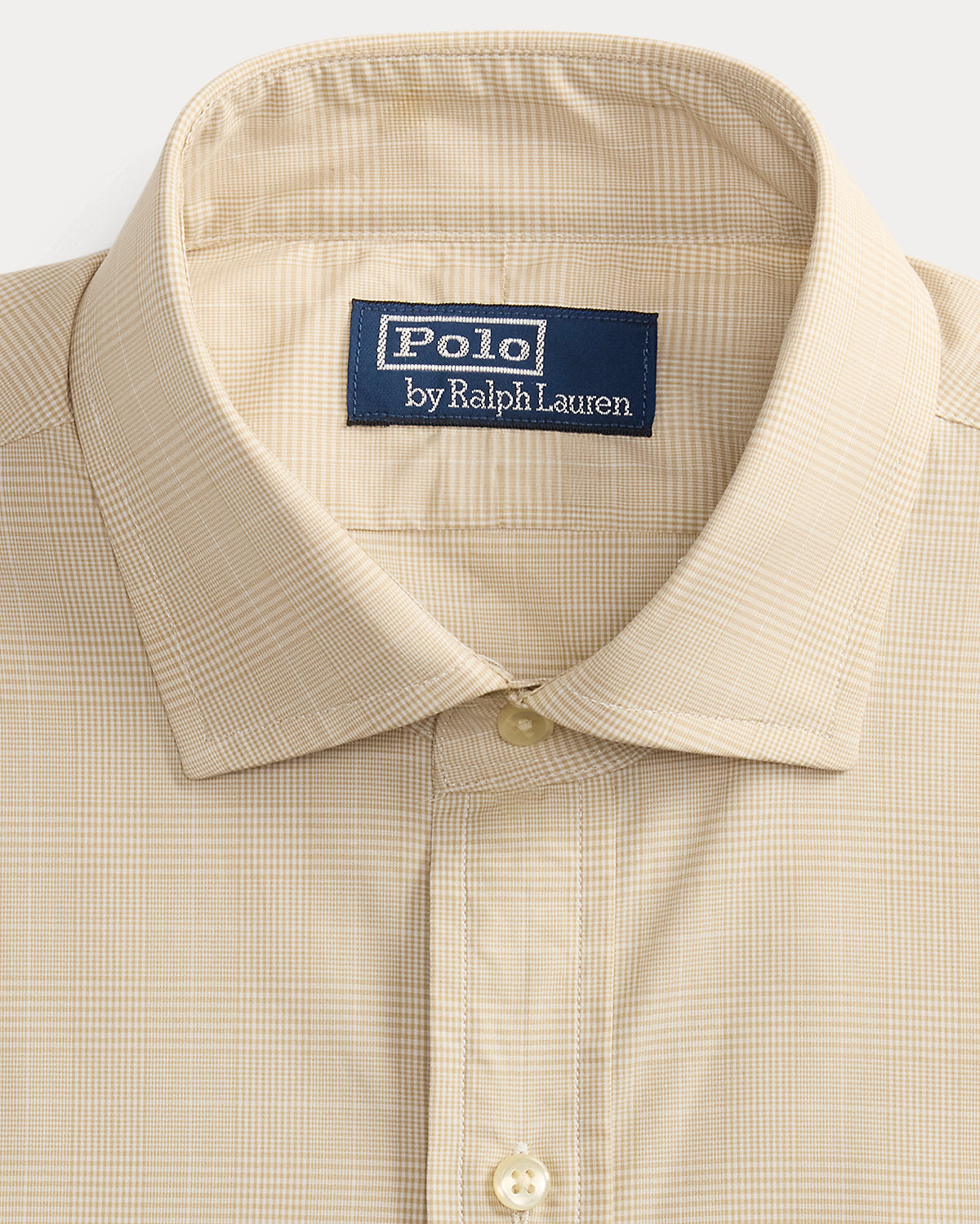 Custom Fit Plaid Poplin Shirt