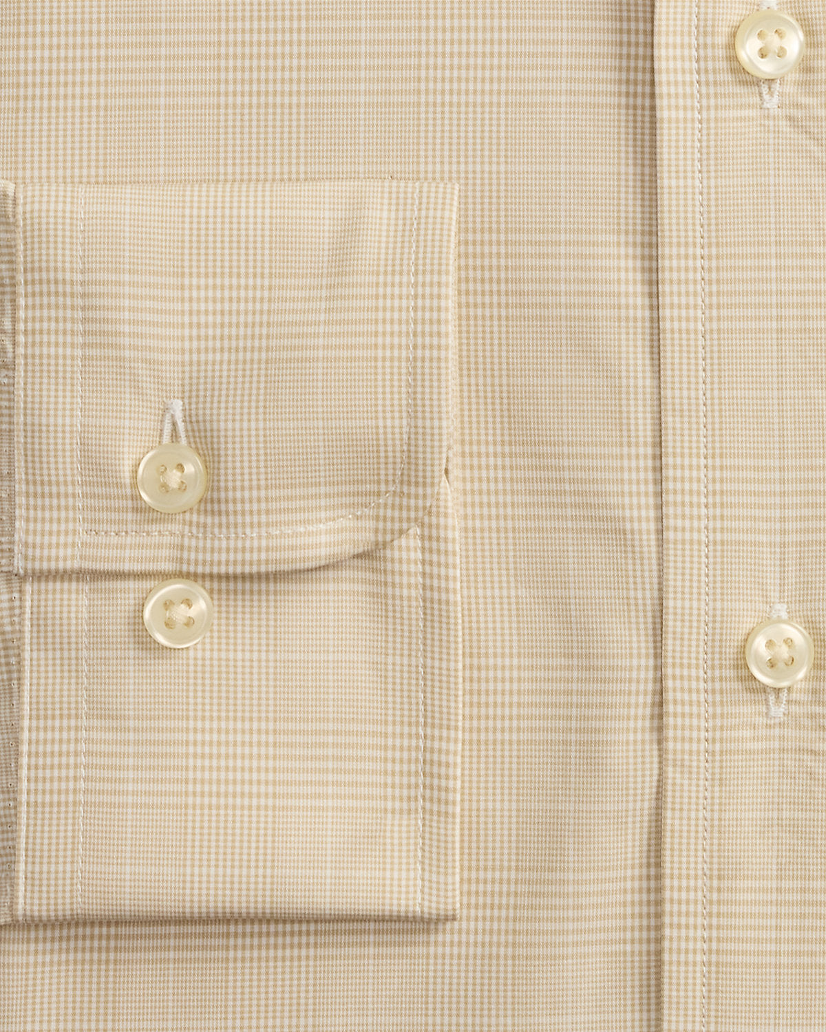 Custom Fit Plaid Poplin Shirt
