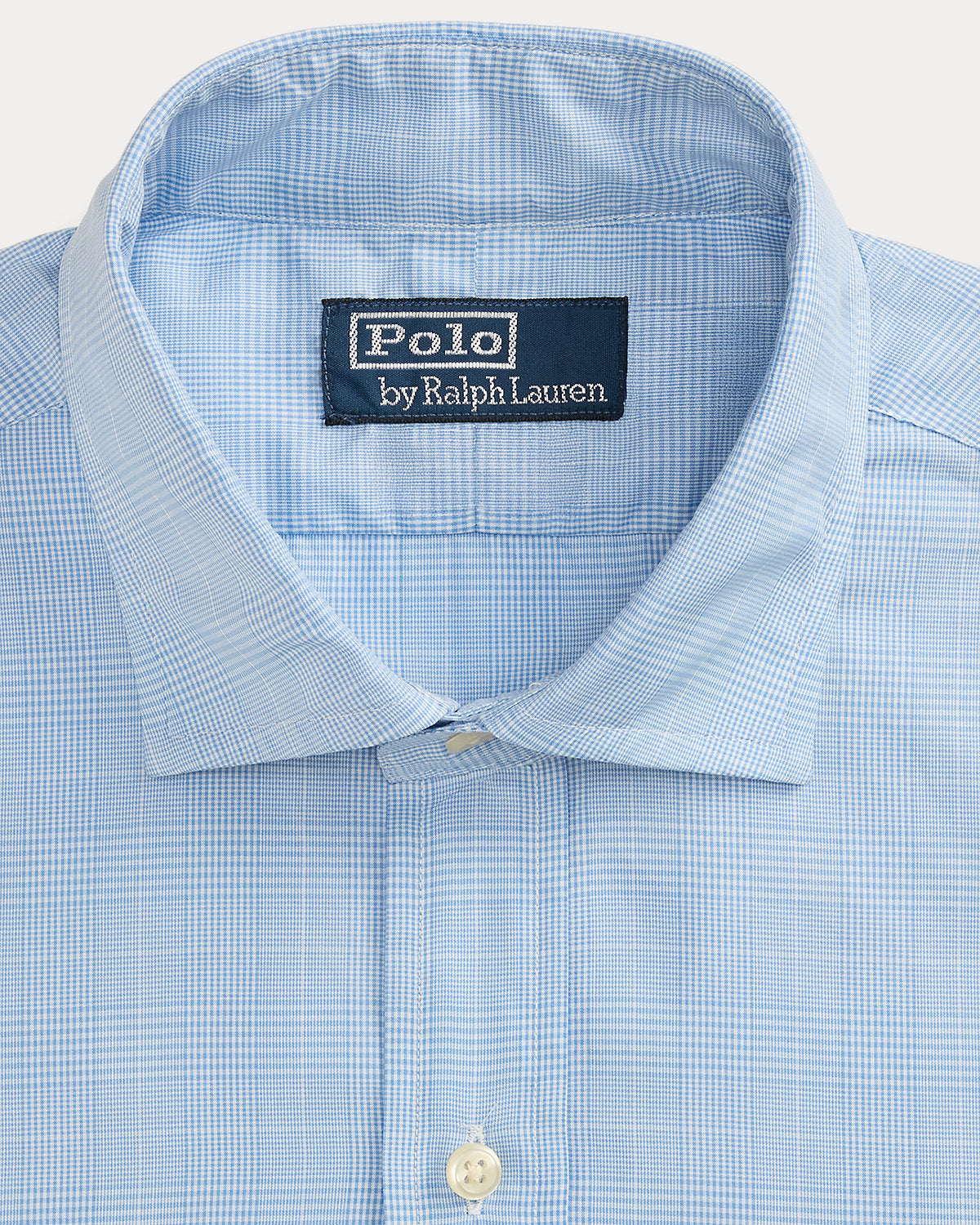 Custom Fit Plaid Poplin Shirt