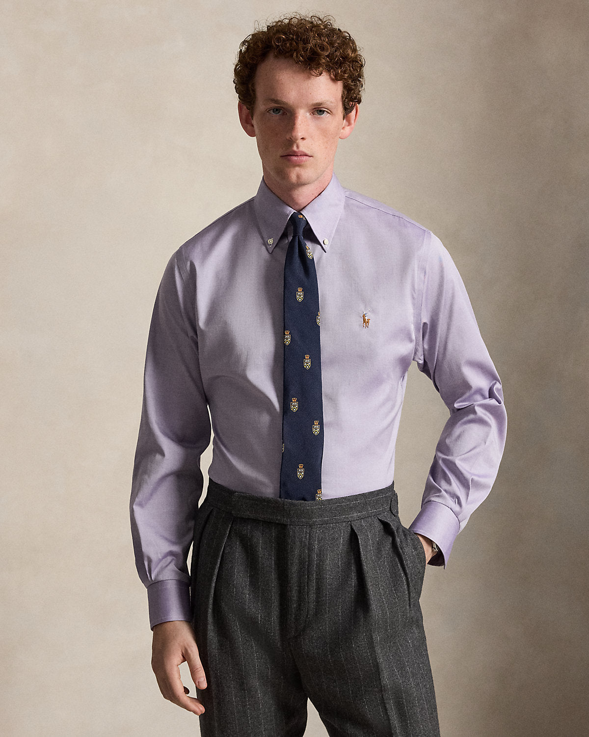 Custom Fit Pinpoint Oxford Shirt
