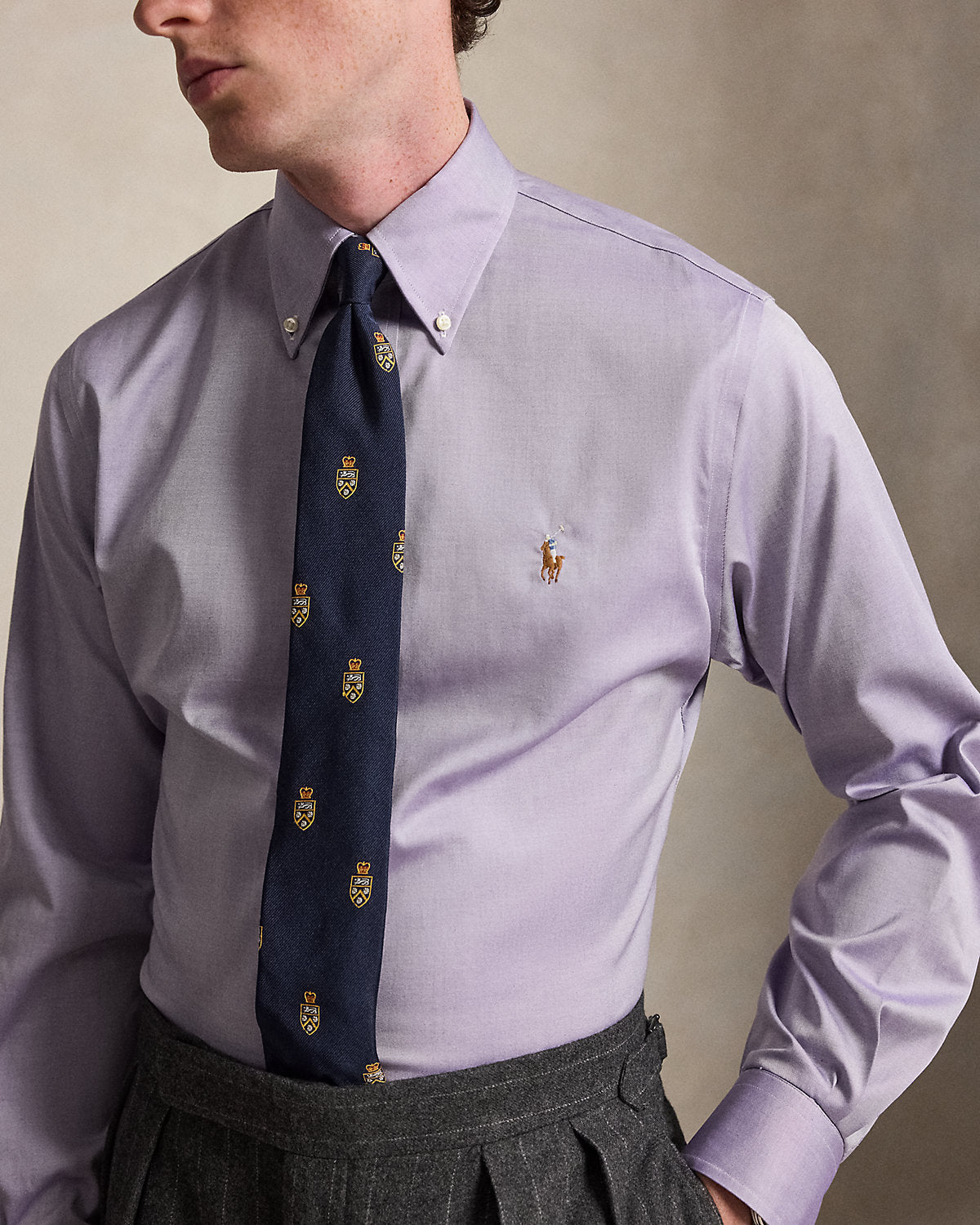 Custom Fit Pinpoint Oxford Shirt