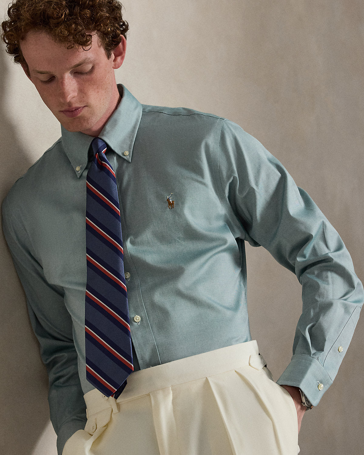 Custom Fit Pinpoint Oxford Shirt