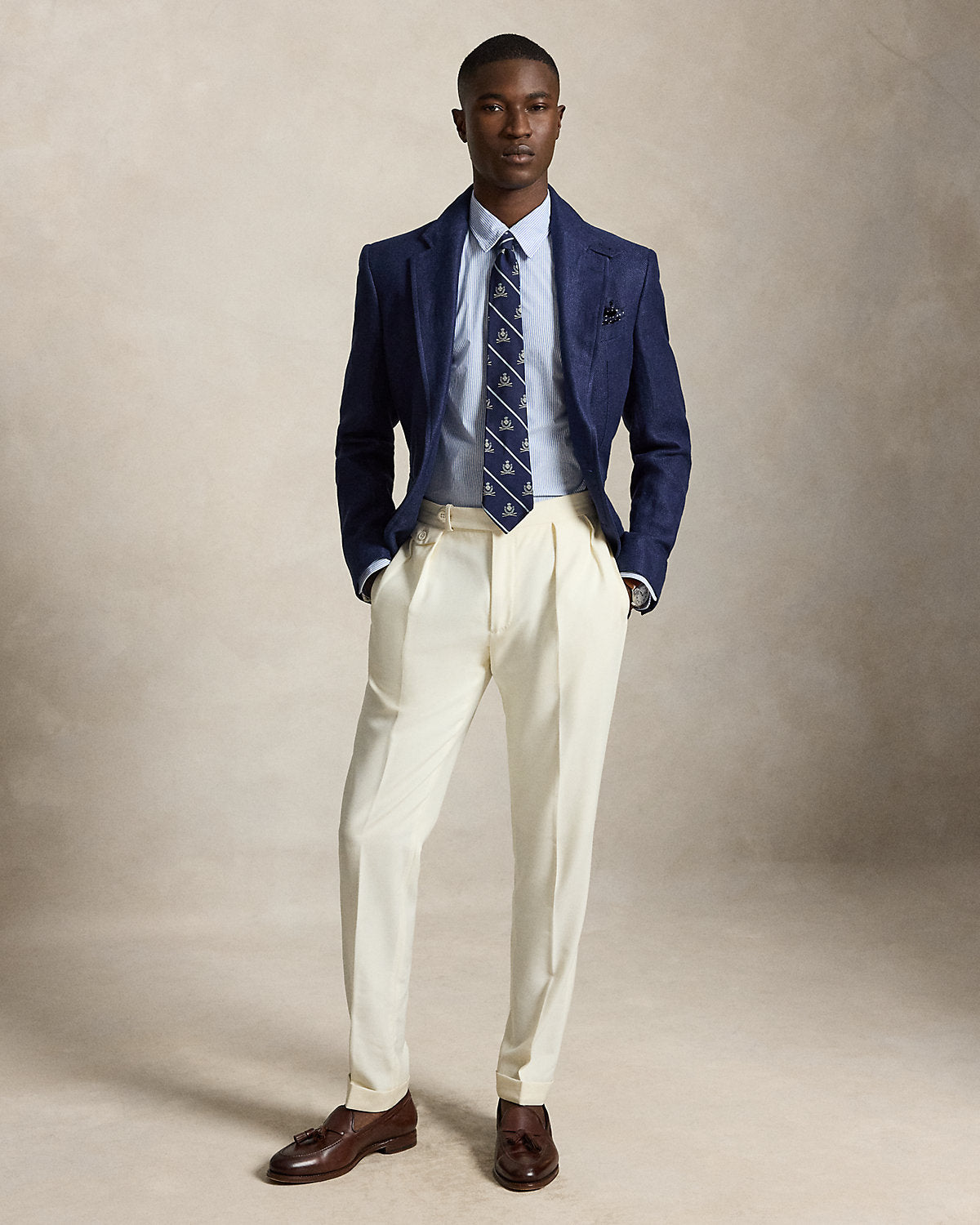Custom Fit Striped Poplin Shirt