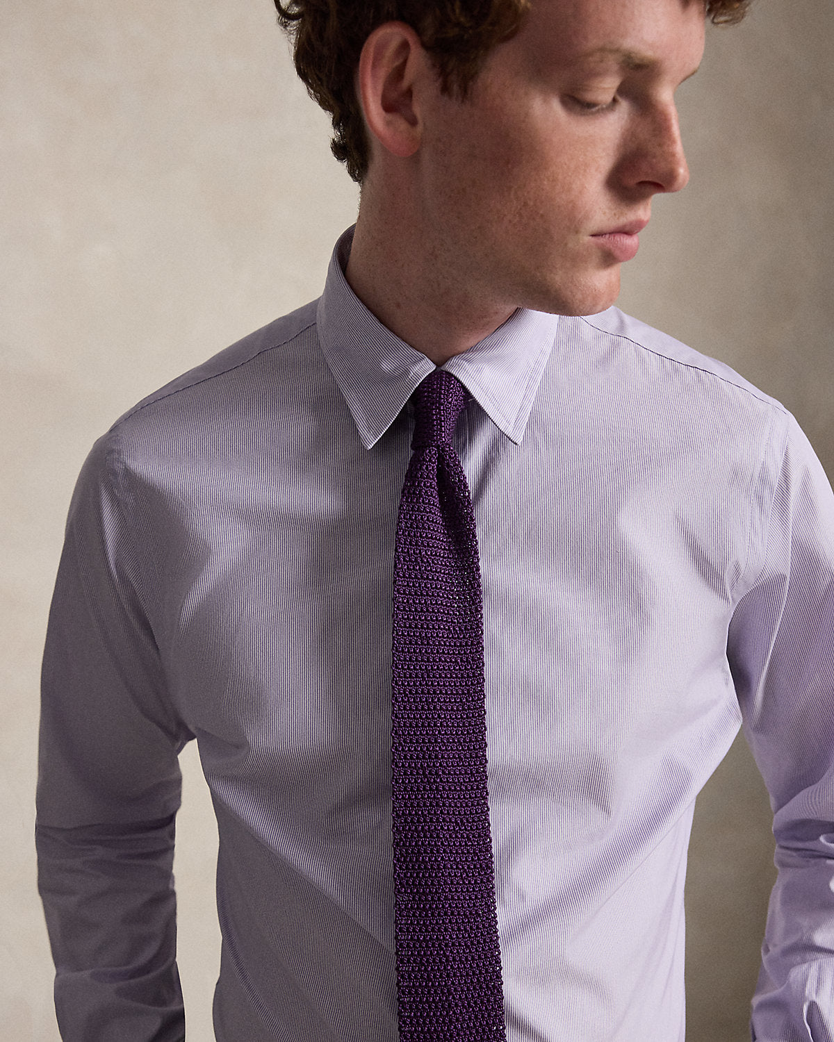 Custom Fit Striped Poplin Shirt