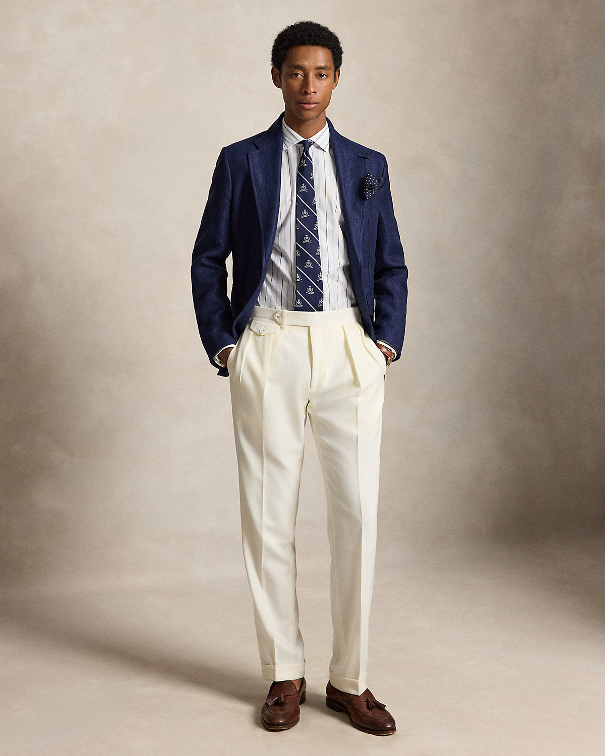 Custom Fit Striped Poplin Shirt