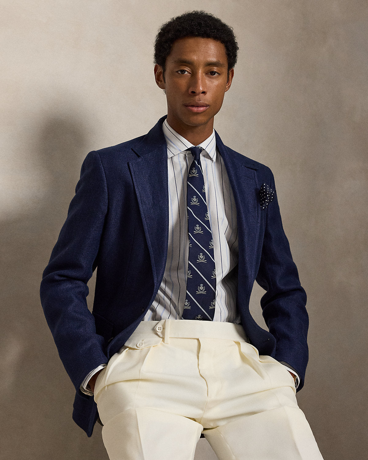 Custom Fit Striped Poplin Shirt