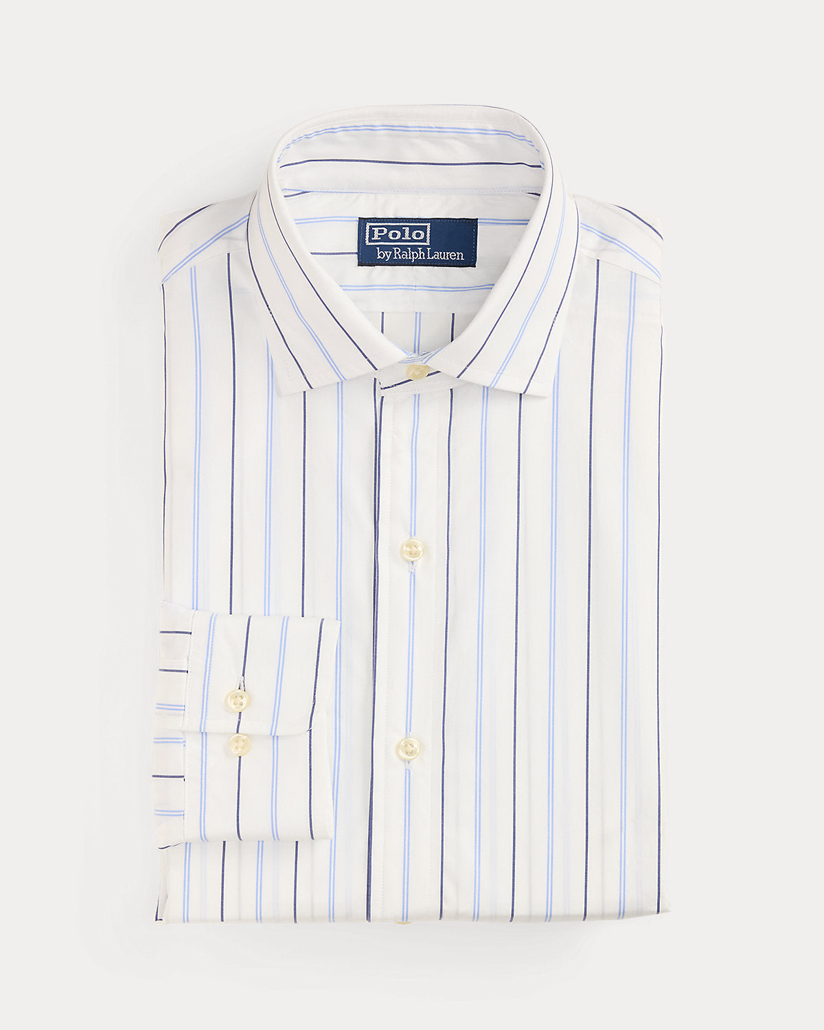 Custom Fit Striped Poplin Shirt