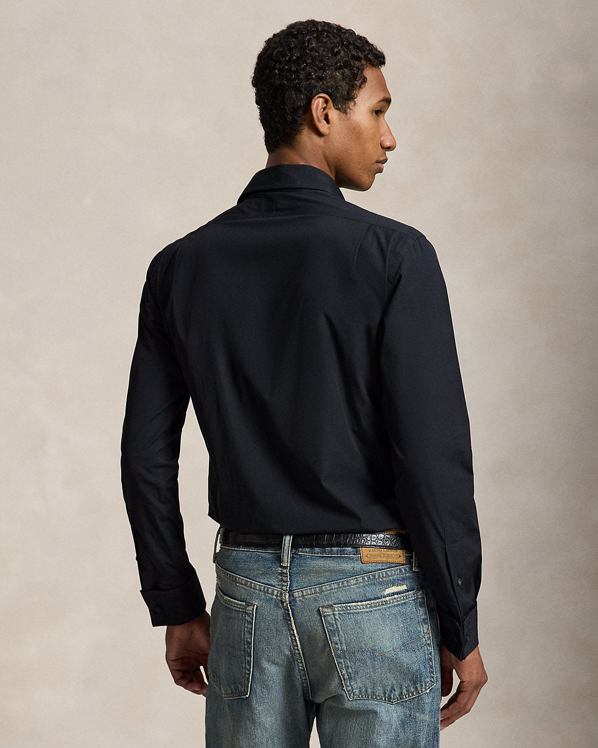 Custom Fit Poplin Tuxedo Shirt