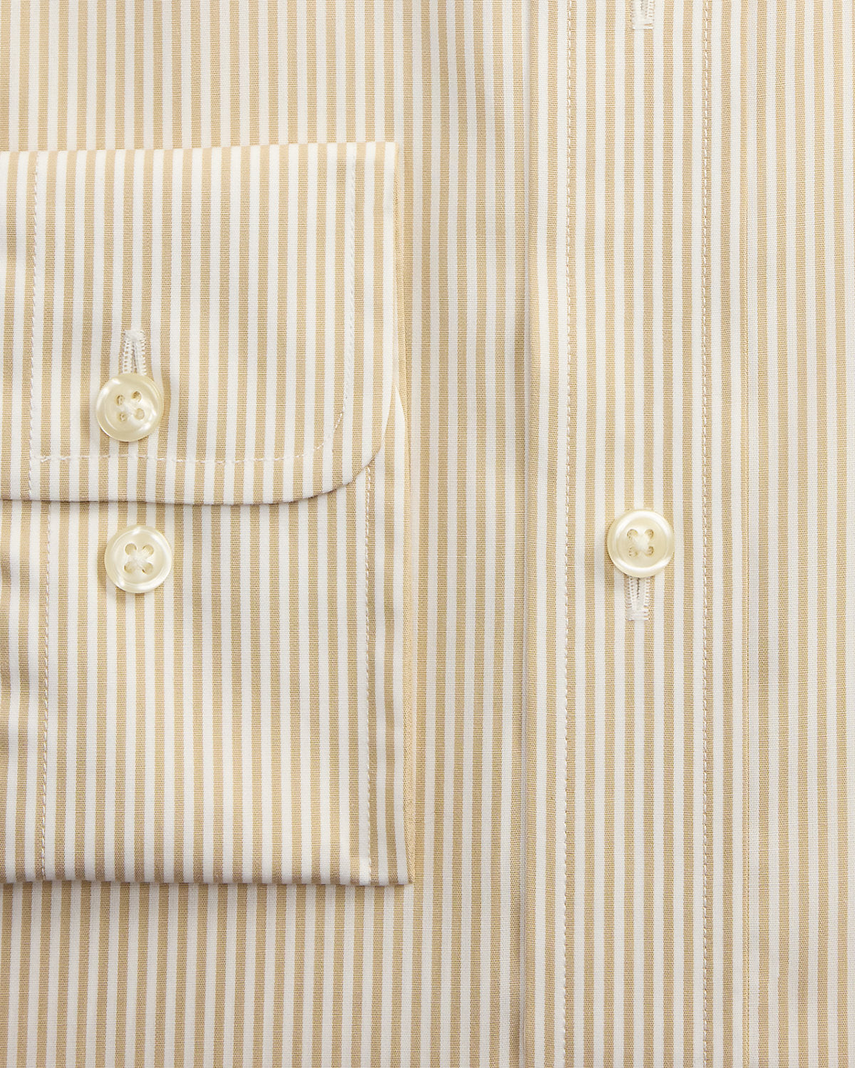 Custom Fit Striped Poplin Shirt