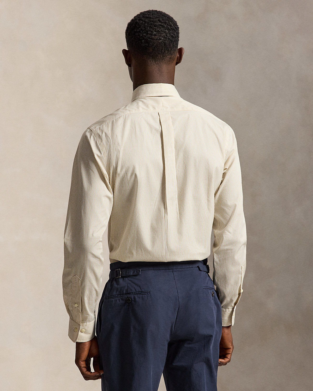 Custom Fit Striped Poplin Shirt