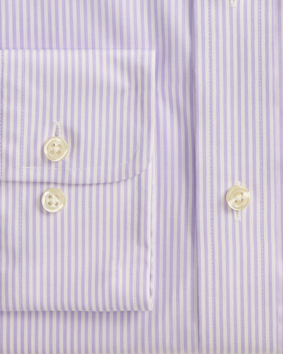 Custom Fit Striped Poplin Shirt