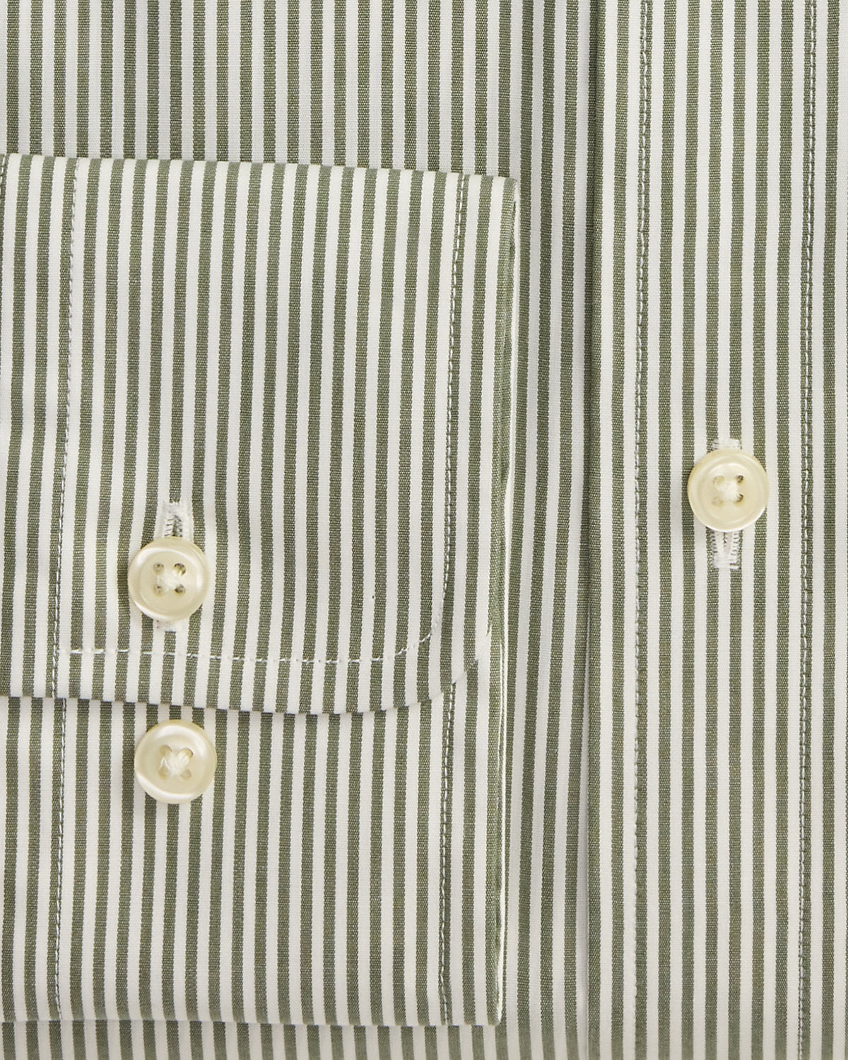 Custom Fit Striped Poplin Shirt