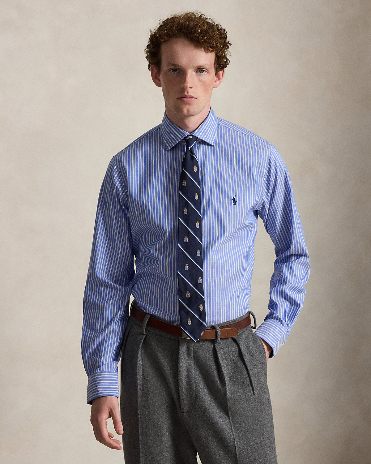 Custom Fit Pinpoint Oxford Shirt