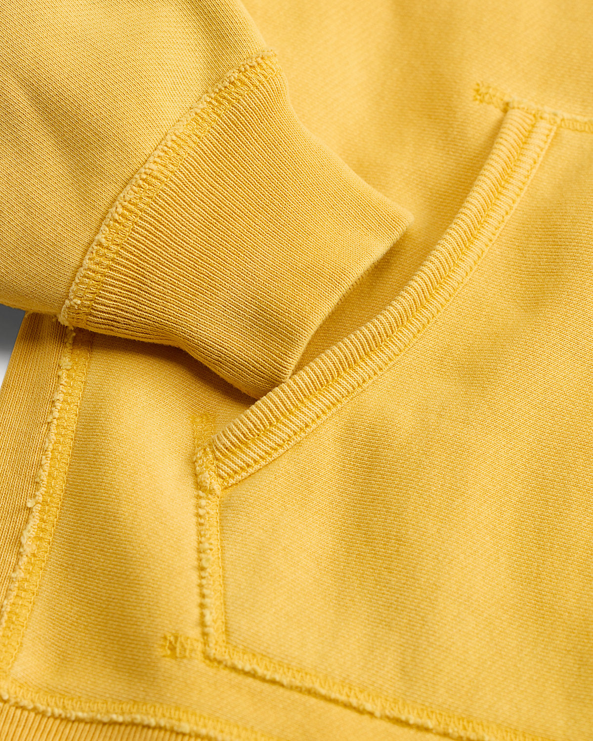 Garment-Dyed Fleece Hoodie
