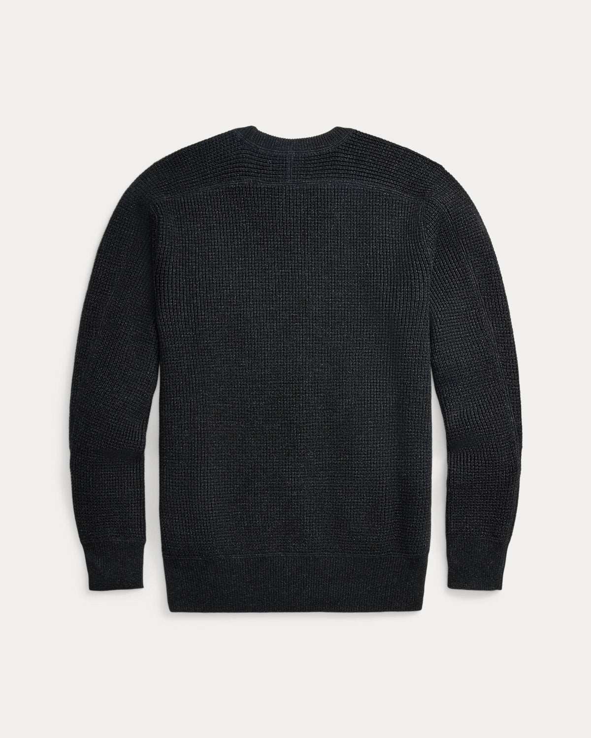 Waffle-Knit Cotton-Wool Sweater
