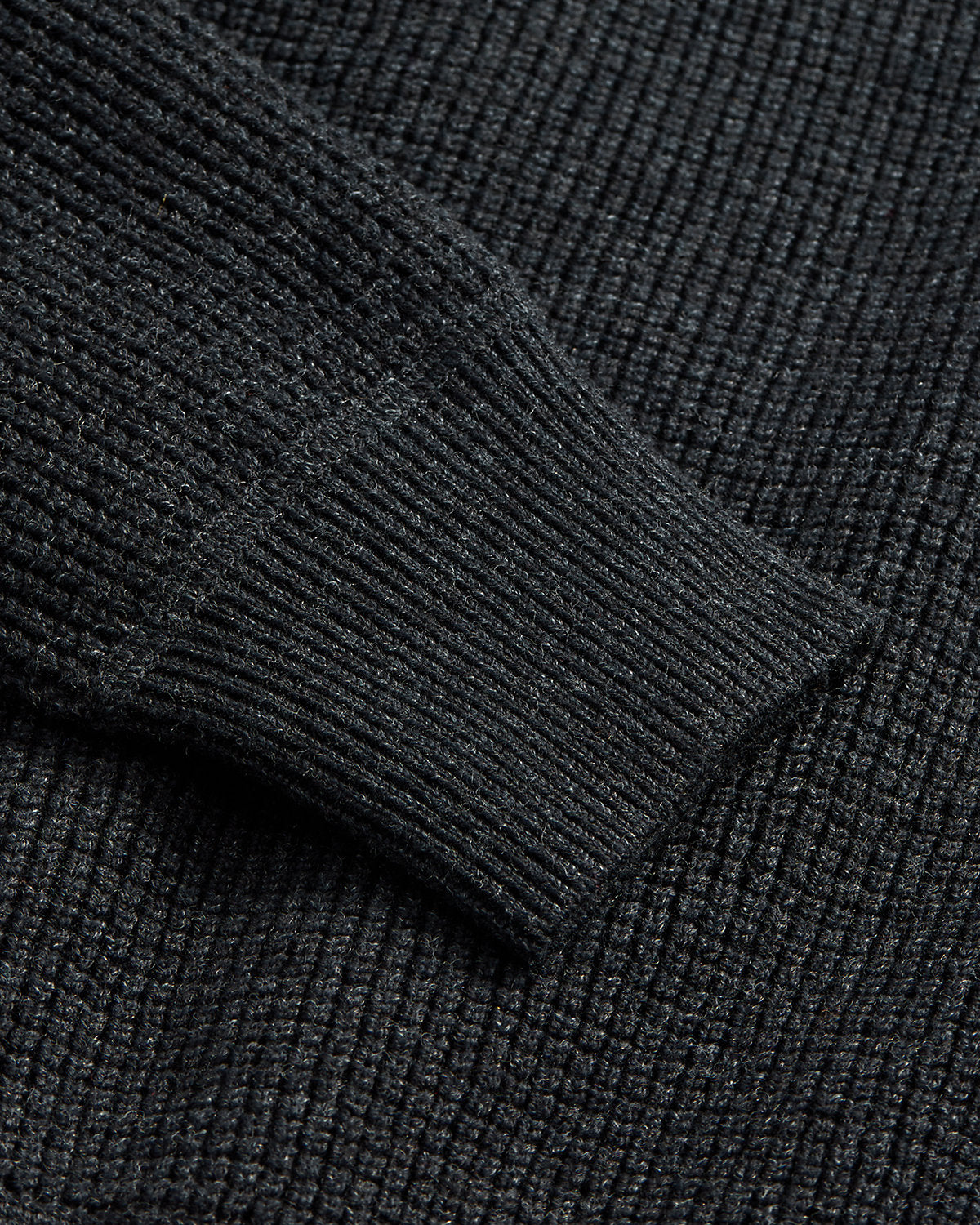 Waffle-Knit Cotton-Wool Sweater