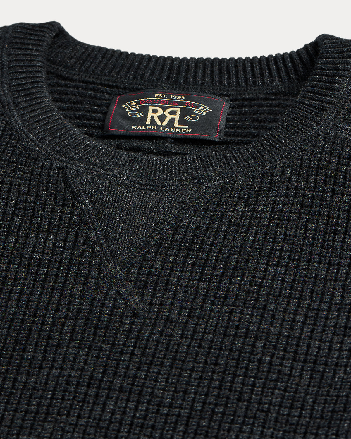 Waffle-Knit Cotton-Wool Sweater