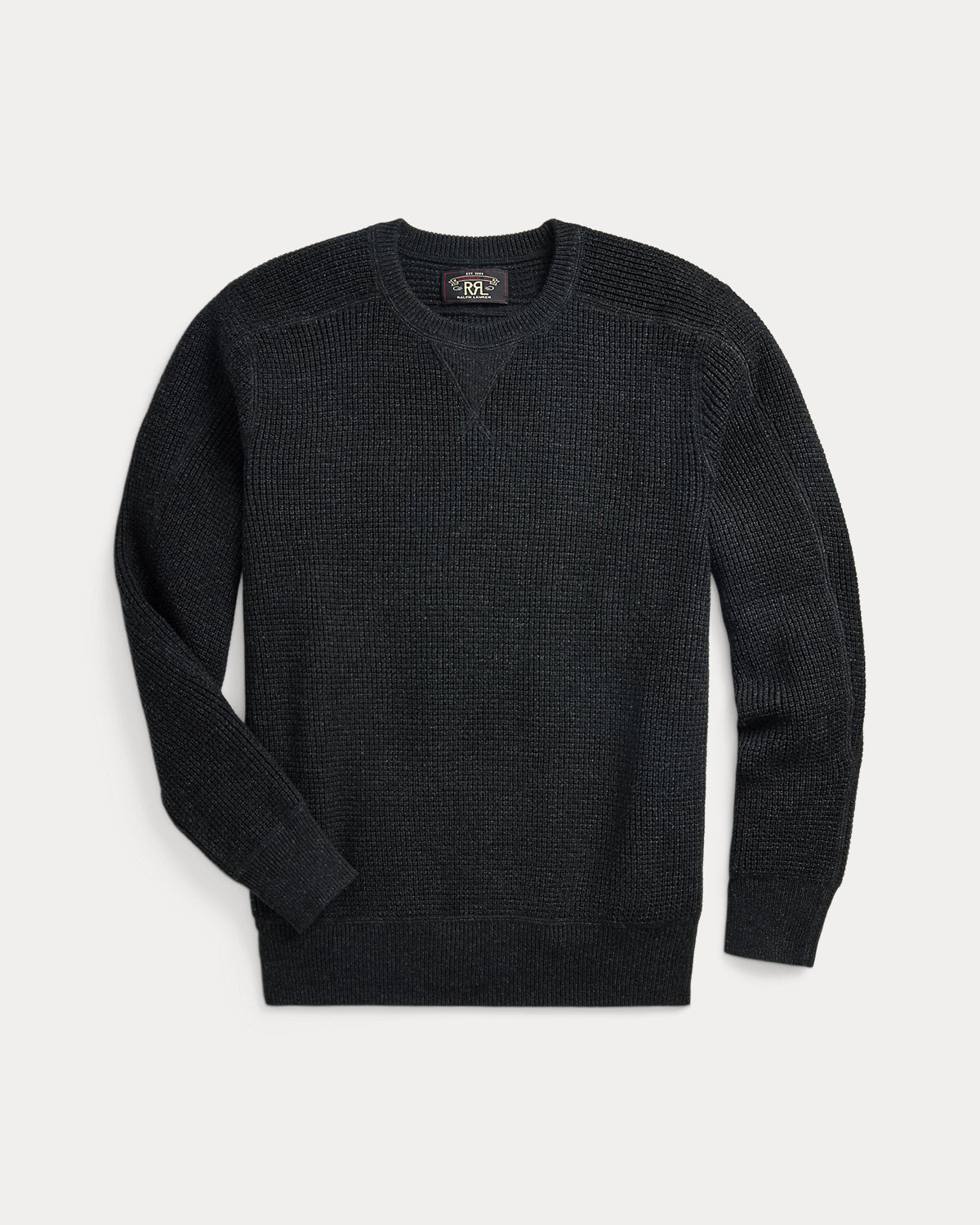 Waffle-Knit Cotton-Wool Sweater