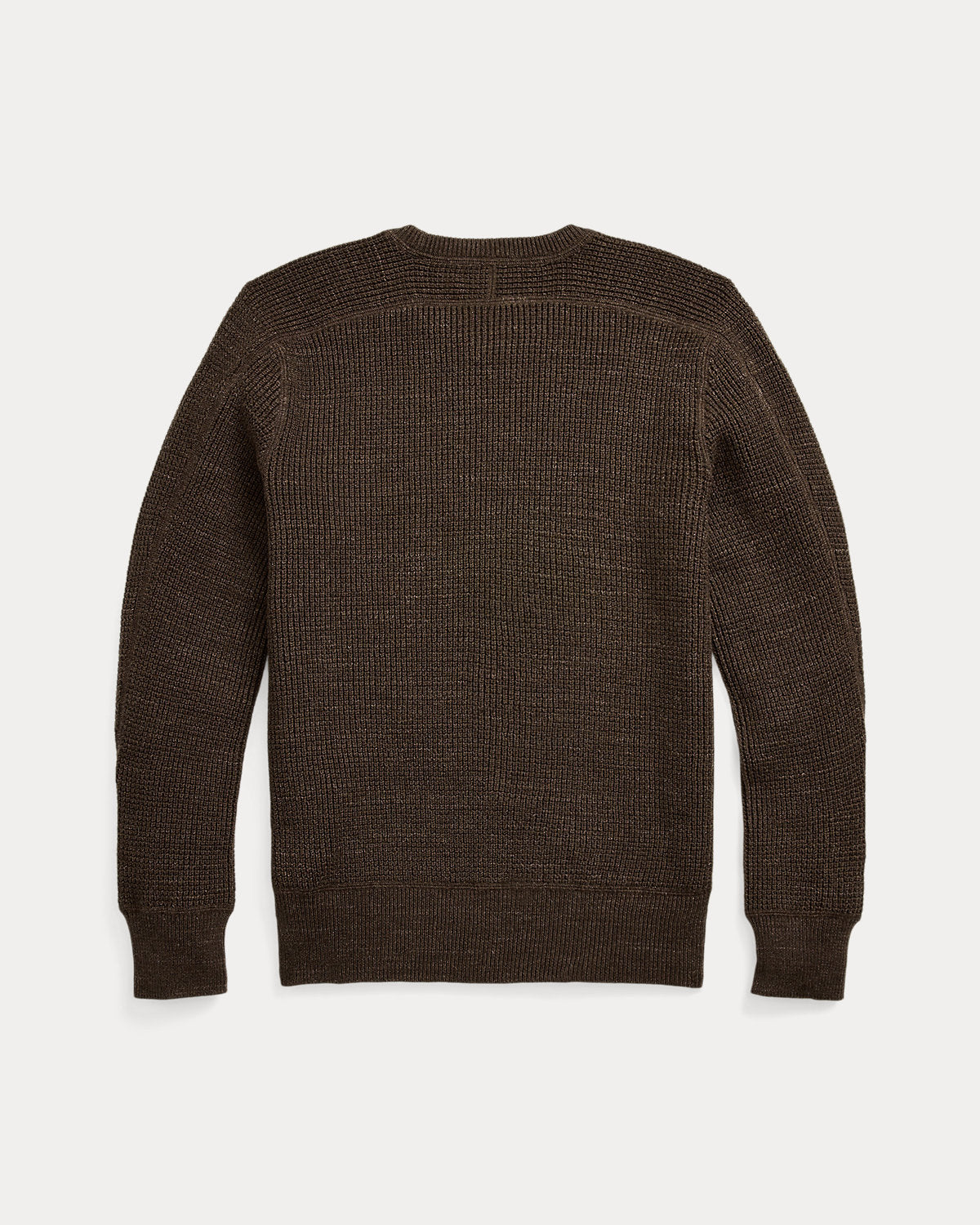 Waffle-Knit Cotton-Wool Sweater