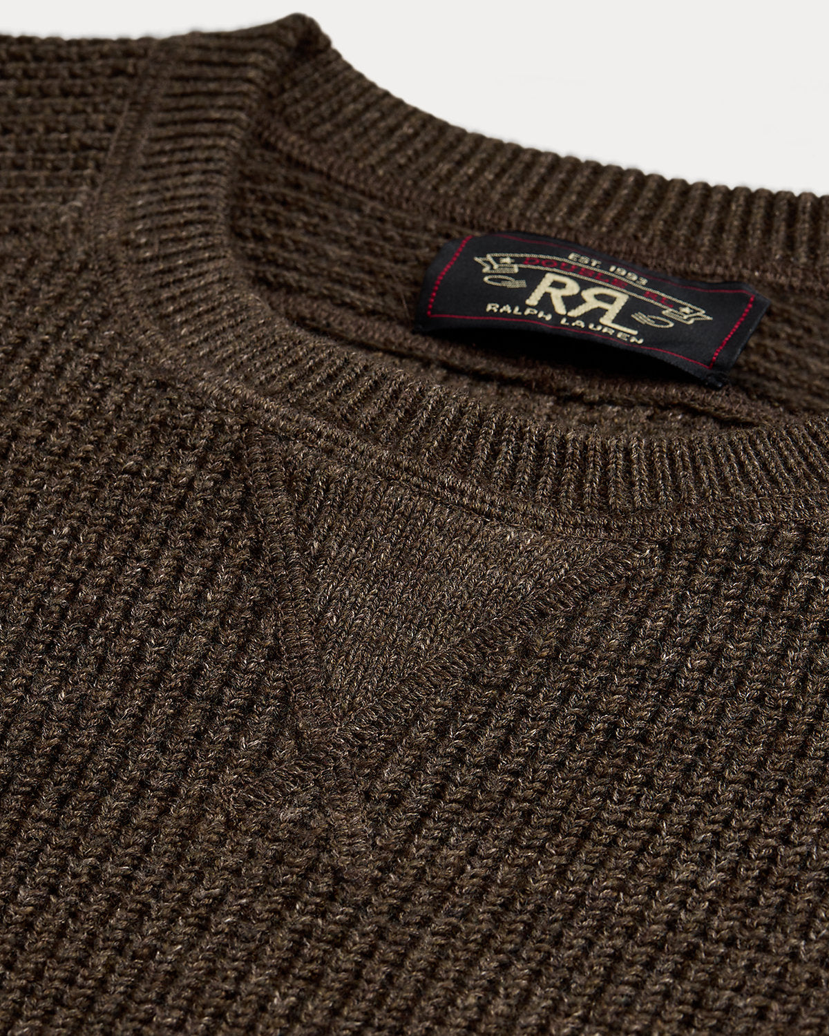 Waffle-Knit Cotton-Wool Sweater
