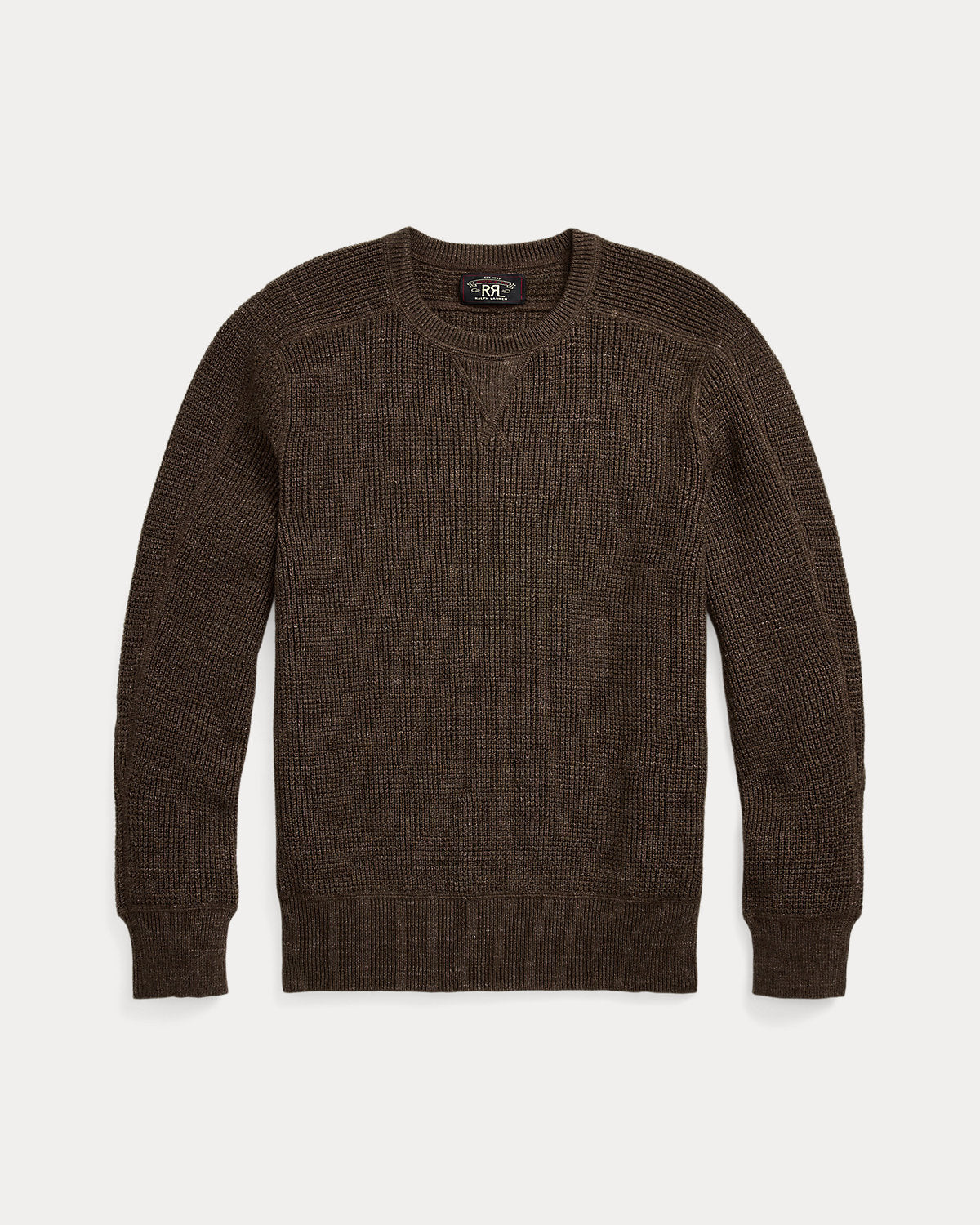 Waffle-Knit Cotton-Wool Sweater