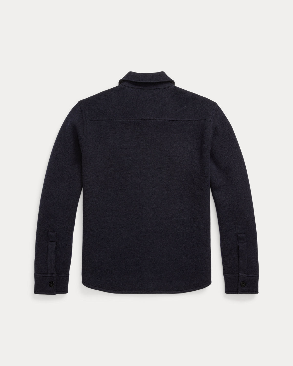 Birdseye Jacquard Wool Workshirt Sweater