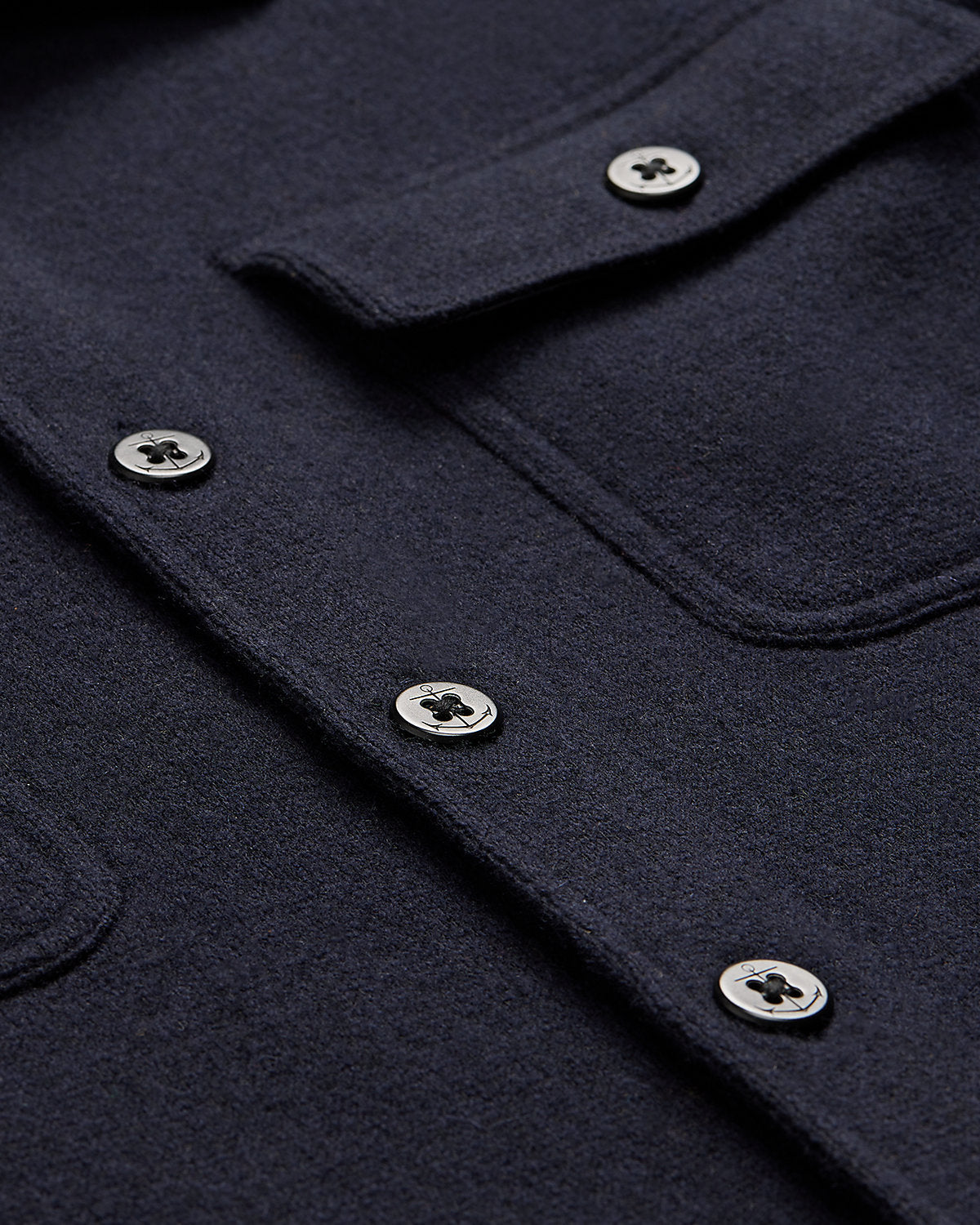 Birdseye Jacquard Wool Workshirt Sweater