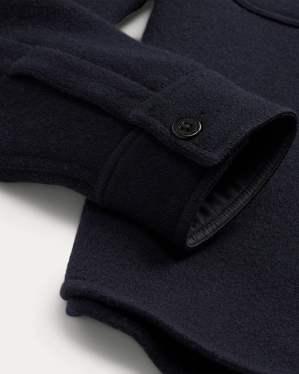 Birdseye Jacquard Wool Workshirt Sweater