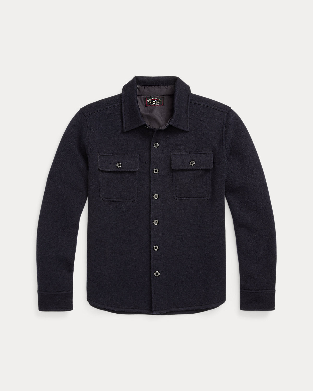Birdseye Jacquard Wool Workshirt Sweater