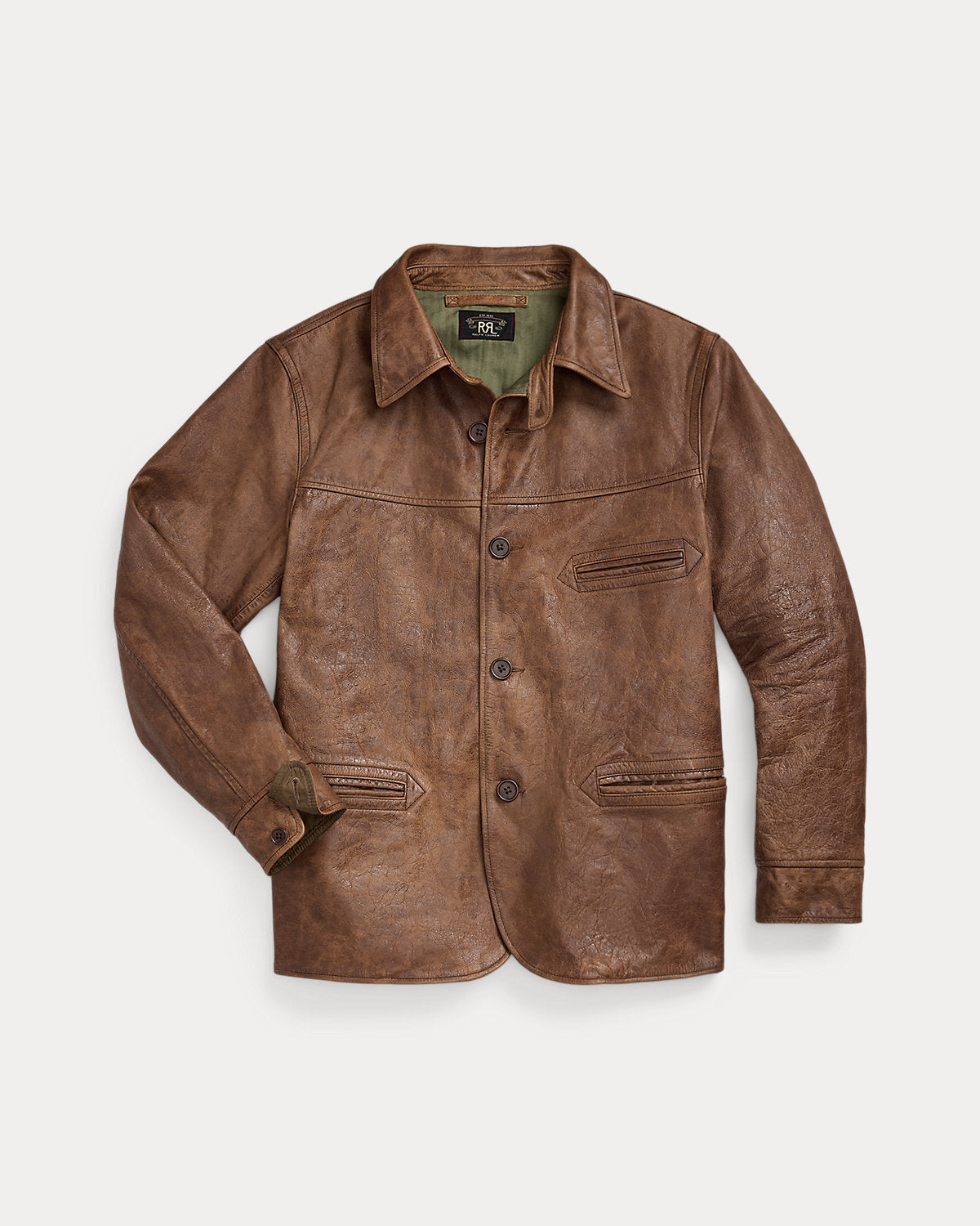 Leather Car Coat