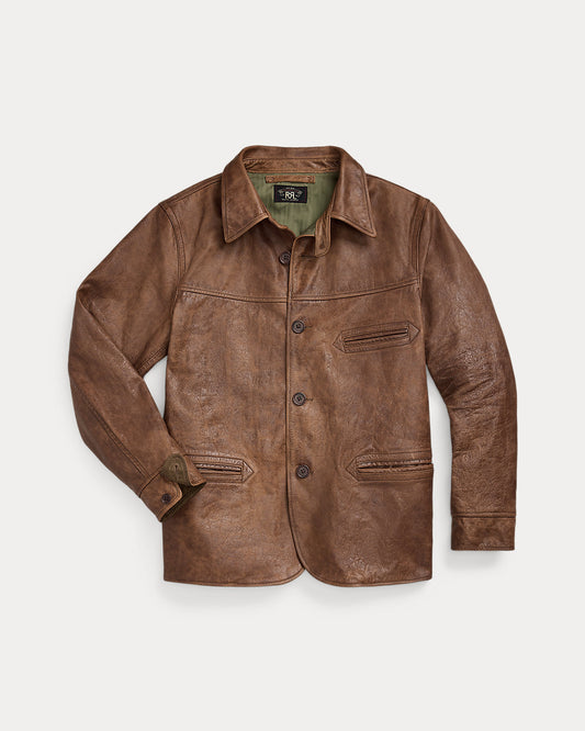 Leather Car Coat