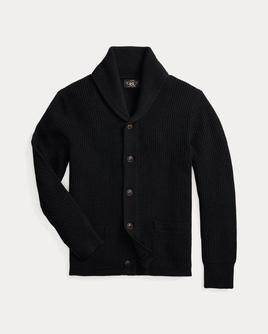 Cashmere Shawl-Collar Cardigan
