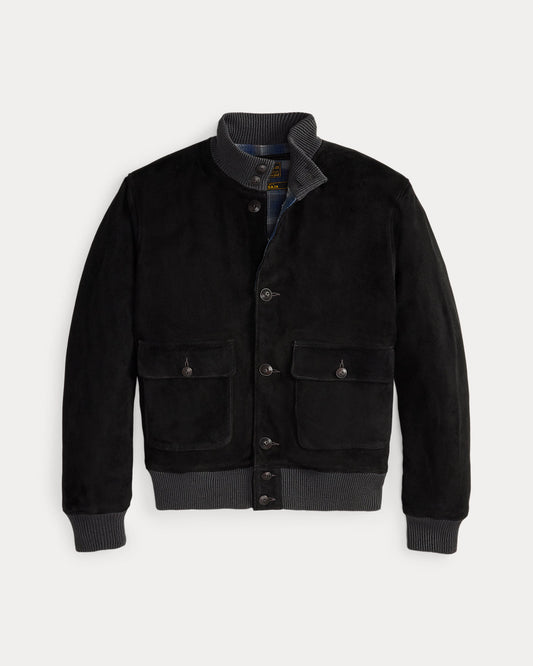 Suede Flight Jacket