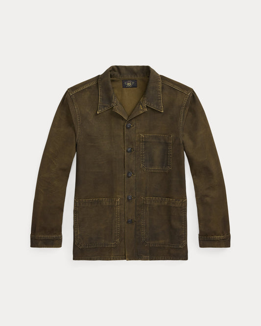 Reverse-Sateen Overshirt