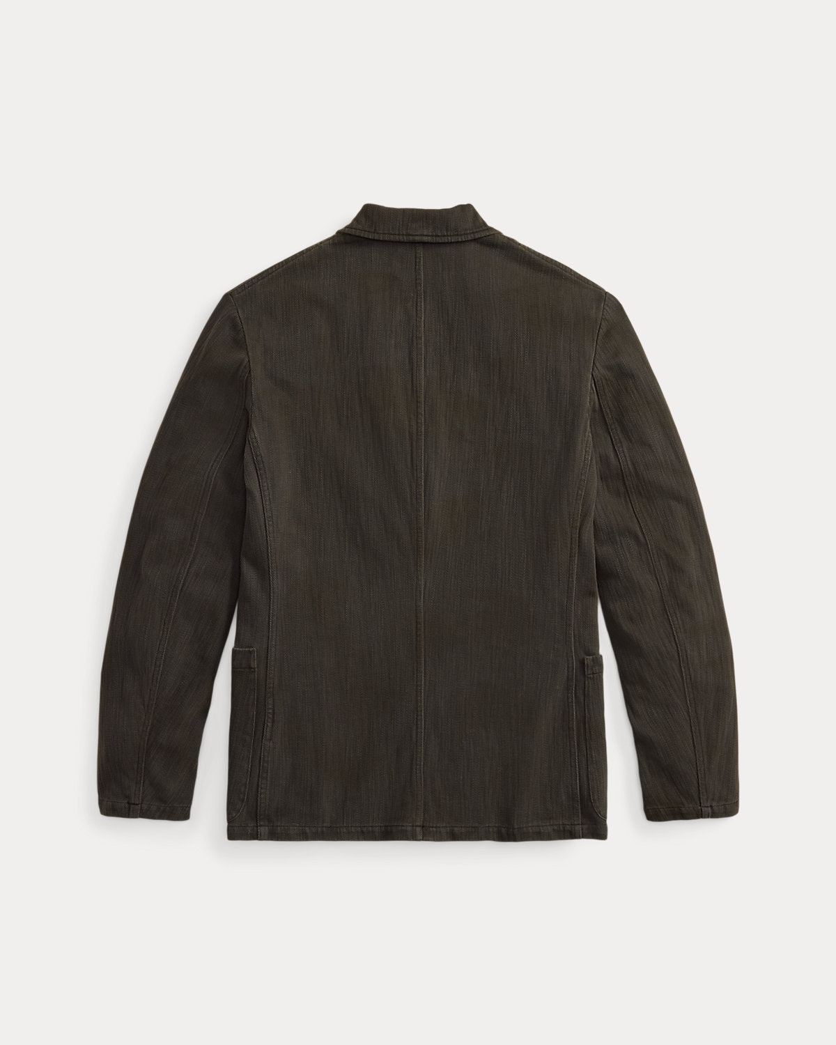Knit Herringbone Twill Blazer