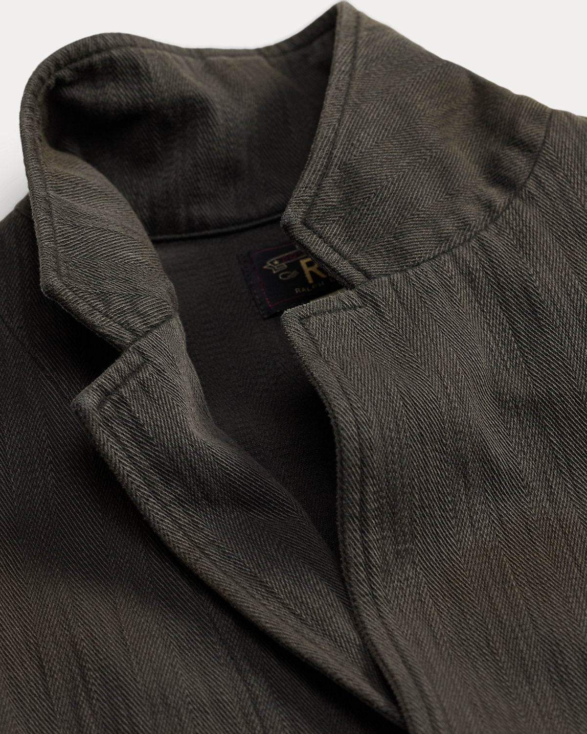 Knit Herringbone Twill Blazer