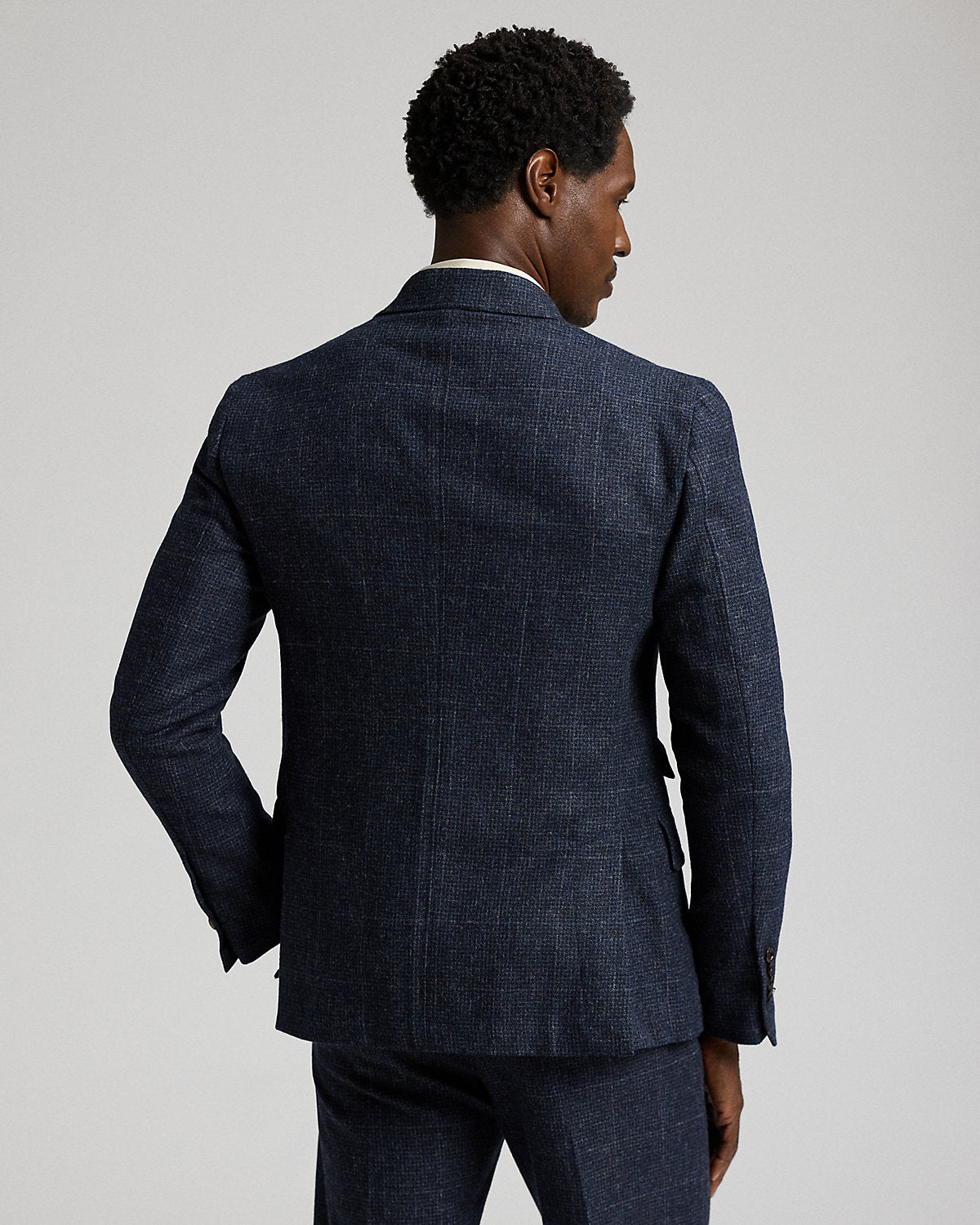 Unconstructed Windowpane Sport Coat