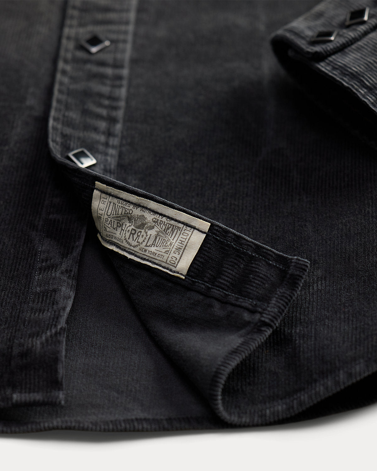 Slim Fit Corduroy Western Shirt